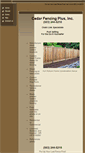 Mobile Screenshot of cedarfencingplus.com